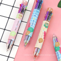 And Stal mignon stylo multifonction 8 couleurs d&#39;encre en 1 stylo à bille en plastique pour les fournitures scolaires